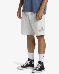 1 Shorebird Short Elastic Waist Shorts Grey ABYWS00229 Billabong