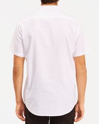 3 All Day Short Sleeve Shirt White ABYWT00110 Billabong