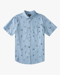 7 Sundays Mini Short Sleeve Shirt Black ABYWT00112 Billabong