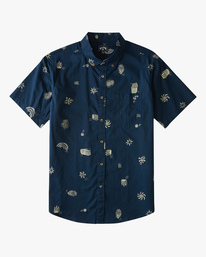 5 Sundays Mini Short Sleeve Shirt Blue ABYWT00112 Billabong