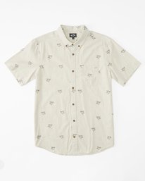 4 Sundays Mini Short Sleeve Shirt Beige ABYWT00112 Billabong