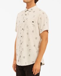 1 Sundays Mini Short Sleeve Shirt Beige ABYWT00112 Billabong