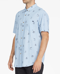 1 Sundays Mini Short Sleeve Shirt Black ABYWT00112 Billabong
