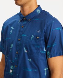 3 Sundays Mini Short Sleeve Shirt Brown ABYWT00112 Billabong