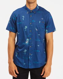 0 Sundays Mini Short Sleeve Shirt Brown ABYWT00112 Billabong