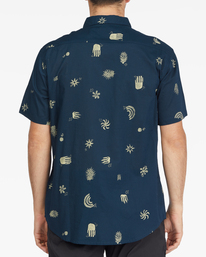 2 Sundays Mini Short Sleeve Shirt Blue ABYWT00112 Billabong