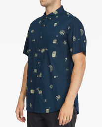 1 Sundays Mini Short Sleeve Shirt Blue ABYWT00112 Billabong