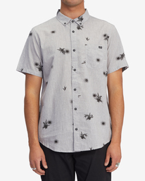 0 Sundays Mini Short Sleeve Shirt Grey ABYWT00112 Billabong