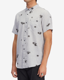 1 Sundays Mini Short Sleeve Shirt Grey ABYWT00112 Billabong