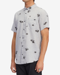 2 Sundays Mini Short Sleeve Shirt Grey ABYWT00112 Billabong