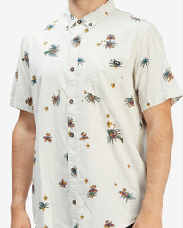 4 Sundays Mini Short Sleeve Shirt Brown ABYWT00112 Billabong