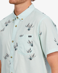 3 Sundays Mini Short Sleeve Shirt Blue ABYWT00112 Billabong