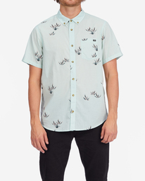 0 Sundays Mini Short Sleeve Shirt Blue ABYWT00112 Billabong