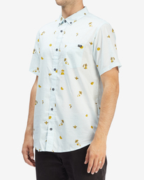 2 Sundays Mini Short Sleeve Shirt Blue ABYWT00112 Billabong