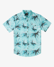 5 Sundays Floral Short Sleeve Shirt Blue ABYWT00113 Billabong