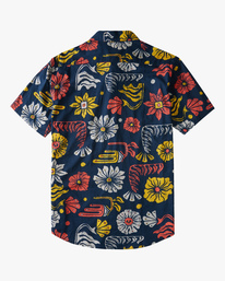 8 Sundays Floral Short Sleeve Shirt Brown ABYWT00113 Billabong