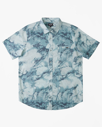 4 Sundays Floral Short Sleeve Shirt Blue ABYWT00113 Billabong