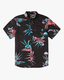 4 Sundays Floral Short Sleeve Shirt Blue ABYWT00113 Billabong