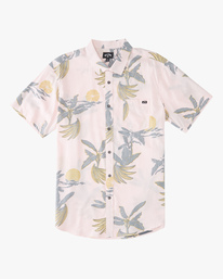 6 Sundays Floral Short Sleeve Shirt Pink ABYWT00113 Billabong