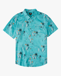 4 Sundays Floral Short Sleeve Shirt Grey ABYWT00113 Billabong