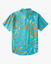 4 Sundays Floral Short Sleeve Shirt Blue ABYWT00113 Billabong