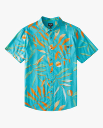 3 Sundays Floral Short Sleeve Shirt Blue ABYWT00113 Billabong