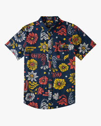 5 Sundays Floral Short Sleeve Shirt Brown ABYWT00113 Billabong