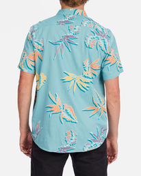 2 Sundays Floral Short Sleeve Shirt Blue ABYWT00113 Billabong