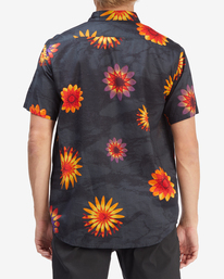 3 Sundays Floral Short Sleeve Shirt Black ABYWT00113 Billabong