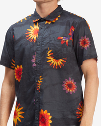 4 Sundays Floral Short Sleeve Shirt Black ABYWT00113 Billabong