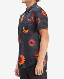 2 Sundays Floral Short Sleeve Shirt Black ABYWT00113 Billabong