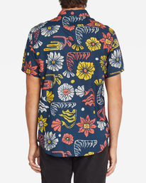 3 Sundays Floral Short Sleeve Shirt Brown ABYWT00113 Billabong