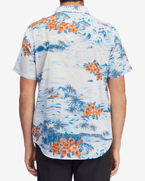 2 Sundays Floral Short Sleeve Shirt Blue ABYWT00113 Billabong