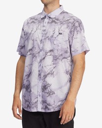 1 Sundays Floral Short Sleeve Shirt Purple ABYWT00113 Billabong