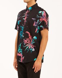 1 Sundays Floral Short Sleeve Shirt Blue ABYWT00113 Billabong