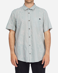 0 Sundays Floral Short Sleeve Shirt Green ABYWT00113 Billabong