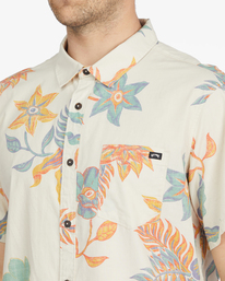 3 Sundays Floral Short Sleeve Shirt Beige ABYWT00113 Billabong