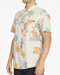 1 Sundays Floral Short Sleeve Shirt Beige ABYWT00113 Billabong