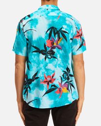 2 Sundays Floral Short Sleeve Shirt Blue ABYWT00113 Billabong