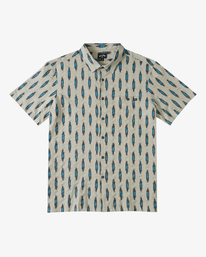 4 Sundays Jacquard Short Sleeve Shirt  ABYWT00114 Billabong