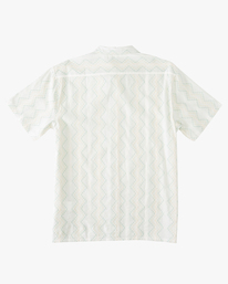 7 Sundays Jacquard Short Sleeve Shirt Beige ABYWT00114 Billabong