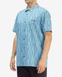 1 Sundays Jacquard Short Sleeve Shirt Orange ABYWT00114 Billabong