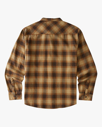 7 Coastline Flannel Shirt Brown ABYWT00116 Billabong