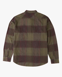 5 Coastline Flannel Shirt Green ABYWT00116 Billabong