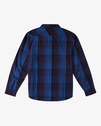 7 Coastline Flannel Shirt Blue ABYWT00116 Billabong
