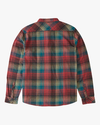 5 Coastline Flannel Shirt Red ABYWT00116 Billabong