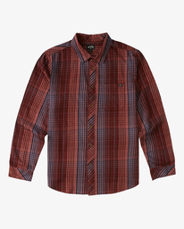 6 Coastline Flannel Shirt Green ABYWT00116 Billabong