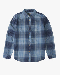 4 Coastline Flannel Shirt Blue ABYWT00116 Billabong