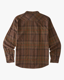 5 Coastline Flannel Shirt Brown ABYWT00116 Billabong