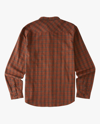 5 Coastline Flannel Shirt Brown ABYWT00116 Billabong